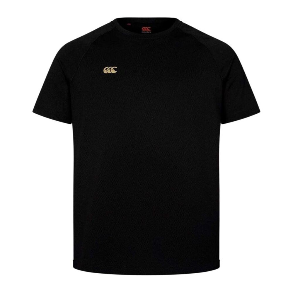 Canterbury Mens Tempo Logo Regular  T-Shirt / Black